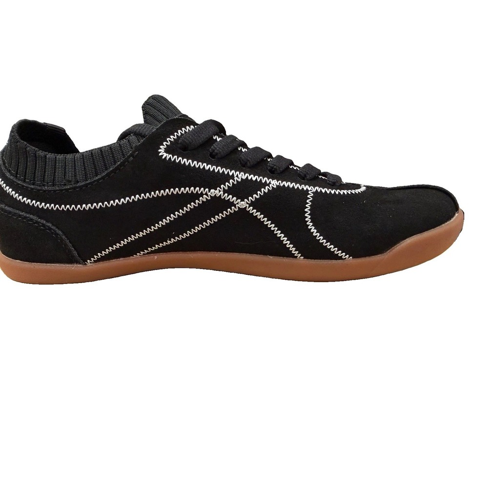 WHITIN Women's Shoes 6.5 Barefoot Pre~Owned Minimalist Blk Gum Sole Wide Toe Box - Picture 3 of 5
